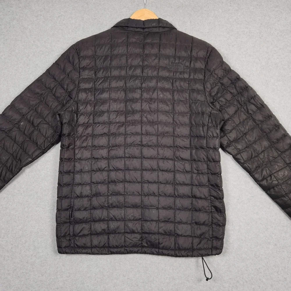 The North Face Jacket Mens Medium Black Thermoball Eco Puffer Full Zip Outdoor